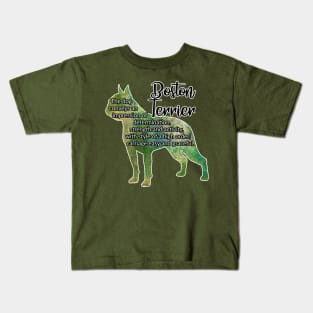 Boston Terrier Kids T-Shirt